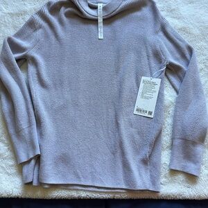 lululemon athletica Light Purple Cowl Neck Sweater